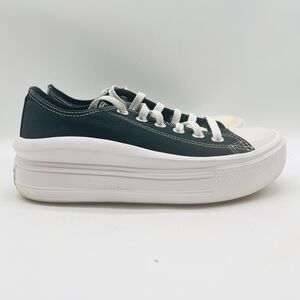Converse Black and White Platform Sneakers